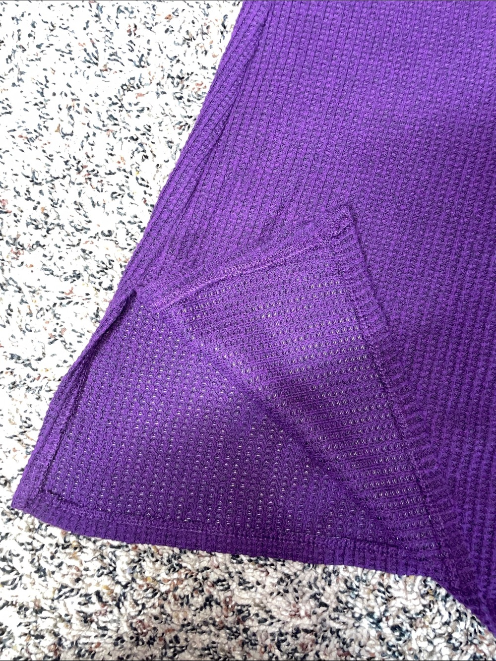 Chico's Deep Purple Tunic Crew Neck Tank Top Size 1 (8/10) | EUC - Picture 2 of 4